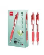 Długopis żelowy 0,5mm Arrix czerwony (12szt) DELI