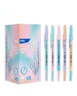 Długopis kulkowy 0,7mm pastel nieb (50szt) DELI