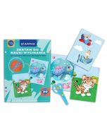 Zestaw do nauki wycinania A4 z nożyczkami Animals