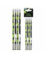 Ołówek z gumką HB Football 4szt