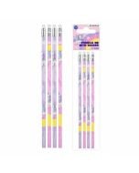 Ołówek z gumką HB Unicorn 4szt