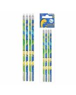 Ołówek z gumką HB Dino 4szt