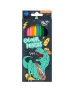 Kredki ołówkowe 12 kolorów Skate Dino