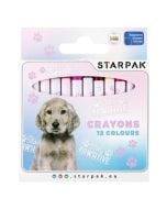 Kredki woskowe 12 kolorów Doggy