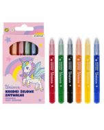 Kredki zmywalne 6 kolorów Unicorn