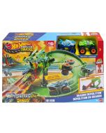 Hot Wheels Monster Trucks Smoczy Wyścig 2 autka