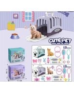 Pojemnik z kotem i akcesoriami