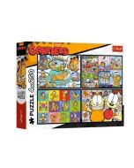 Puzzle 4x250 Garfield nie lubi poniedziałków TREFL