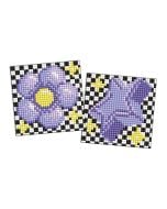 Diamentowa mozaika Kids -Fioletowy kwiat i gwiazda