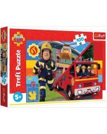 Puzzle 100 Zawsze pomocny Strażak Sam TREFL