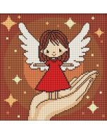 Diamentowa mozaika Kids - Dłoń Dziewicy 30x30cm