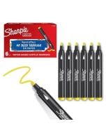 Markery akrylowe żółte (6szt)