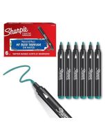 Markery akrylowe zielone (6szt)