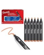 Markery akrylowe pomarańczowe (6szt)