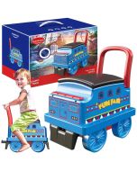 Jeździk Wagonik niebieski