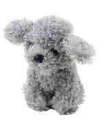 Pudel miniaturowy pluszowy szary 20cm