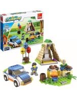 Klocki kamping 251 elementów