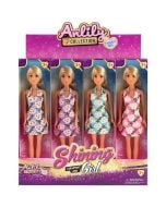 Lalka w sukience kwiaty MIX