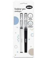 Cienkopisy z niebieskim wkładem 2szt