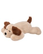 Pies leżący kremowy 38cm