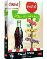 Puzzle 1000 Coca-Cola:Gdziekolwiek zmierzasz TREFL
