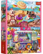Puzzle 2x500 Wakacyjny czas TREFL