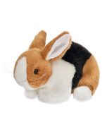 Króliczek brązowo - czarny 18cm