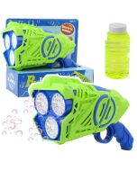 Pistolet na bańki mydlane na baterie światło LED