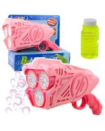 Pistolet na bańki Mydlane na baterie światło LED