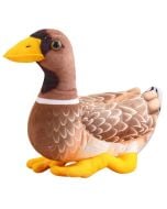 Maskotka Kaczka brązowo żółta 28cm