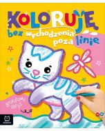 Koloruję bez wychodzenia poza linię Kotek brokat