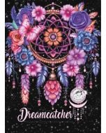 Kolorowanka A4 pionowa 8 obrazków Łapacz snów fiol