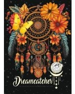 Kolorowanka A4 pionowa 8 obrazków Łapacz snów żółt