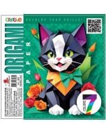 Papier do origami 160x160 35 arkuszy 80g/m2 Kot