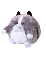 Poduszka kot i pluszowy ogrzewacz do dłoni