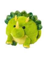 Poduszka dinozaur i pluszowy ogrzewacz do dłoni