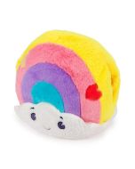 Poduszka tęcza i pluszowy ogrzewacz do dłoni