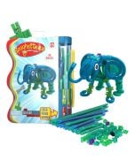 Patyczki konstrukcyjne miękkie słoń 48el