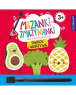 Mazanki-zmazywanki dla najmłodszych 3+ Owoce...