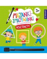 Mazanki-zmazywanki dla najmłodszych 3+ Kształty