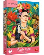 Puzzle 1000 Frida Kahlo: Portret w dżungli TREFL