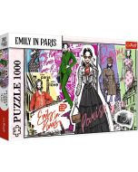 Puzzle 1000 Emily w Paryżu:Modowe Inspiracje TREFL