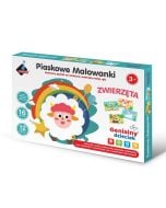 Genialny dzieciak. Piaskowa wyklejanka zwierzątka