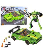 Klocki konstrukcyjne Auto z napędem Robot 2w1 352e