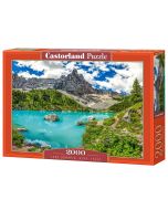 Puzzle 2000 Lake Sorapis, Alps, Italy CASTOR
