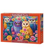 Puzzle 3000 Flower Owl Meeting CASTOR