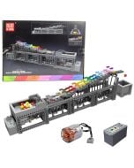 Klocki konstrukcyjne Tor na kulki z silnikiem