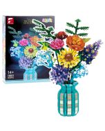 Klocki konstrukcyjne Kwiaty w wazonie 1853el