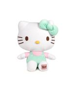 Hello Kitty. Plusz z naszywką 20cm zielony