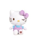 Hello Kitty. Plusz z naszywką 20cm fioletowy